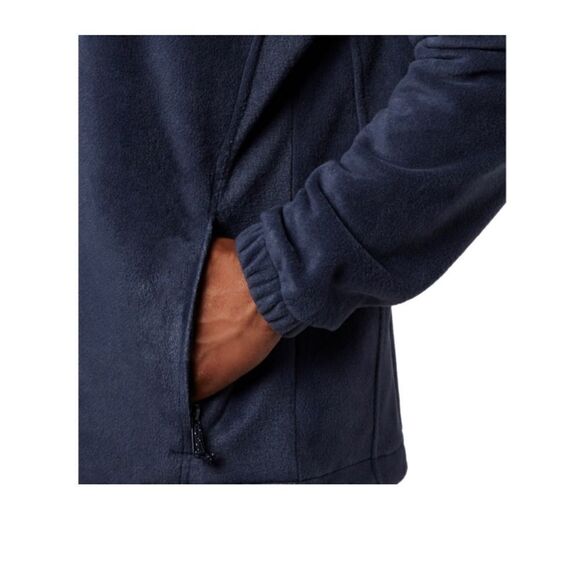 COLUMBIA Men’s Small Steens Mountain Full Zip Solid Fleece Jacket - Picture 6 of 8